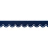 Pippa Tape Navy E12149 by Thibaut Designer Fabric