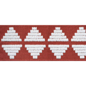 King'S Point Tape Ruby E12172 by Thibaut Designer Fabric