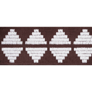 King'S Point Tape Chocolate E12175 by Thibaut Designer Fabric
