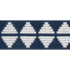 King'S Point Tape Navy E12179 by Thibaut Designer Fabric