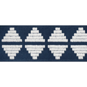 King'S Point Tape Navy E12179 by Thibaut Designer Fabric