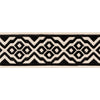 Belinda Tape Onyx E12186 by Thibaut Designer Fabric