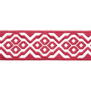 Belinda Tape Peony E12187 by Thibaut Designer Fabric