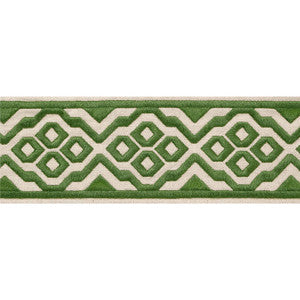 Belinda Tape Fern E12189 by Thibaut Designer Fabric