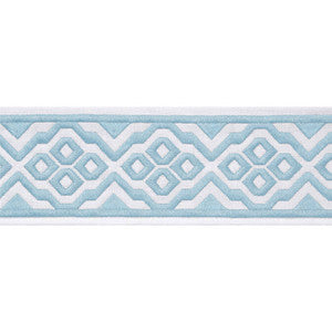 Belinda Tape Powder E12191 by Thibaut Designer Fabric