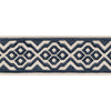 Belinda Tape Navy E12194 by Thibaut Designer Fabric