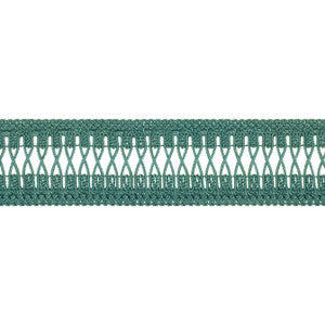 Cecily Tape Peacock E12201 by Thibaut Designer Fabric
