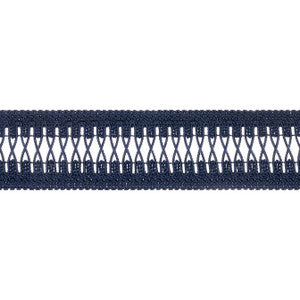 Cecily Tape Navy E12206 by Thibaut Designer Fabric