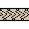 Summit Applique Tape Black on Linen E12208 by Thibaut Designer Fabric