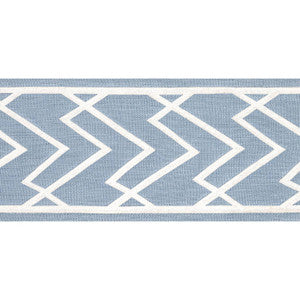 Summit Applique Tape Sky E12213 by Thibaut Designer Fabric