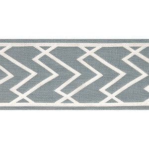 Summit Applique Tape Slate E12214 by Thibaut Designer Fabric