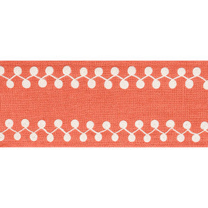 Perla Tape Coral E12220 by Thibaut Designer Fabric