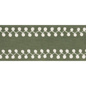 Perla Tape Juniper E12223 by Thibaut Designer Fabric