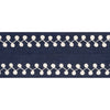 Perla Tape Navy E12228 by Thibaut Designer Fabric