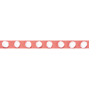 Pom Pom Tape Coral E12248 by Thibaut Designer Fabric