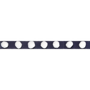 Pom Pom Tape Navy E12251 by Thibaut Designer Fabric