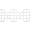 Fret Applique Snow White E12262 by Thibaut Designer Fabric