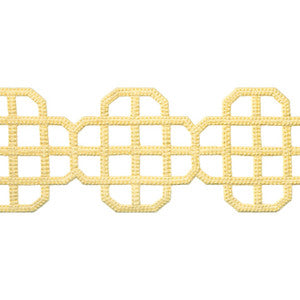 Fret Applique Daffodil E12272 by Thibaut Designer Fabric