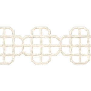 Fret Applique Ivory E12273 by Thibaut Designer Fabric