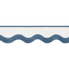 Wave Tape Bermuda on White E12333 by Thibaut Designer Trim