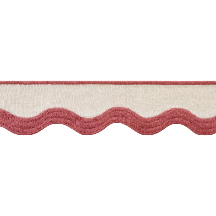 Wave Tape Nantucket on Linen E12339 by Thibaut Trim Thibaut Trim Wave Tape Nantucket on Linen E12339Trim 90% Linen, 10% Polyester U.S.A </p><p>Repeat: H: , V: 2.12 in  (5.38 cm) - Fabric Carolina -