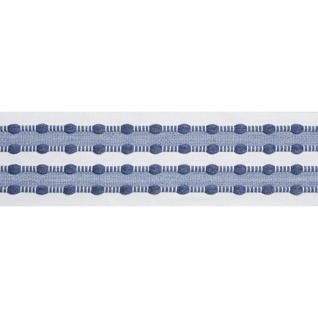 SKIPPER TAPE Oxford Blue E12415 by Thibaut Designer Trim