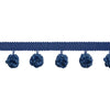 FLORIAN FRINGE Navy E12444 by Thibaut Designer Trim