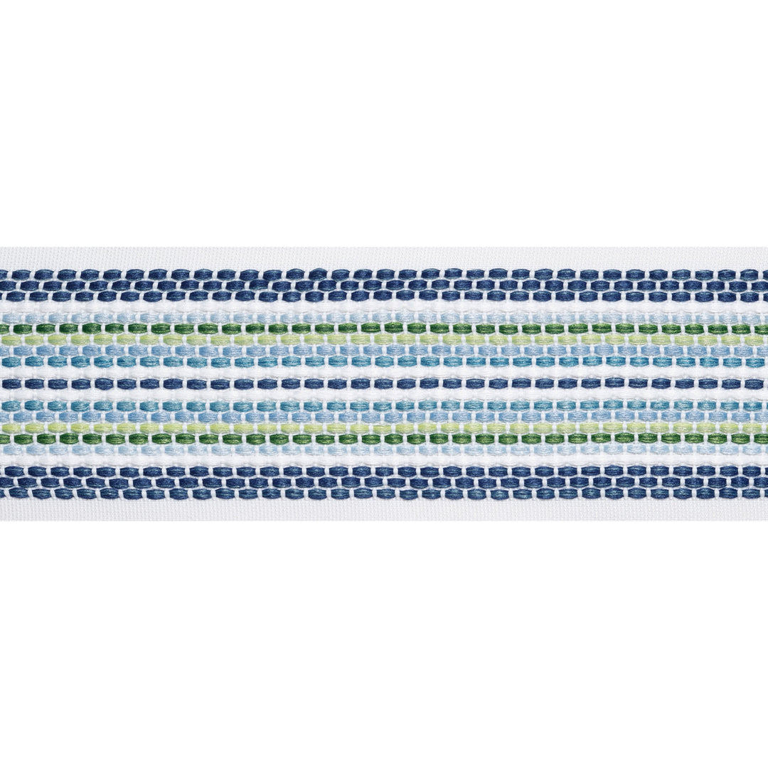 JENNY TAPE Navy E12456 by Thibaut Designer Trim