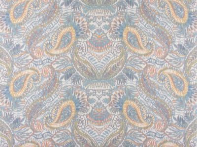 Indra Slate BlueMulti E568550001 by Fonthill Designer Fabric 57% COTTON 43% POLYESTER ITALY MEDIUM DUTY Horizontal: 20.5" and Vertical: 56" 56 - Swanky Fabrics -