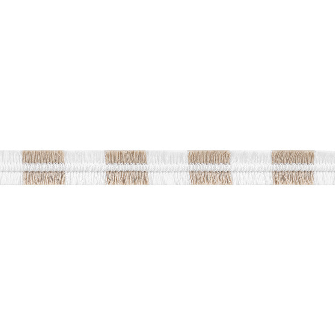 Easton Fringe Sand E81868 by Thibaut Fabric Thibaut Fabric Easton Fringe Sand E81868Fabric Tapes & Trims Vol. 4 100% Solution Dyed Polyester UNITED KINGDOM </p><p>Repeat: V: 2 0.875 - Fabric Carolina -