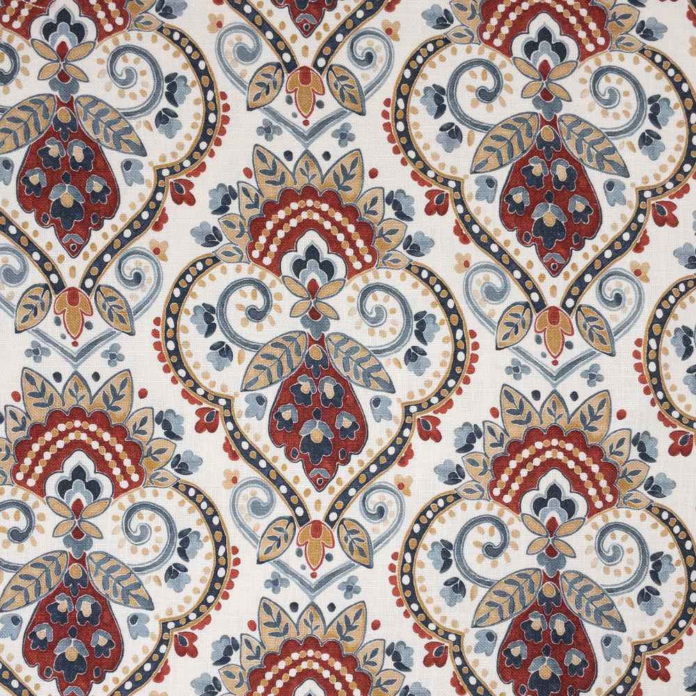 Eaton 1 Festival by Stout Fabric Stout Fabric Eaton 1 FestivalFabric RAINBOW LIBRARY CAMELLIA/CLAY SPAIN </p><p>Repeat: H: 13.500, V: 13.500 54 in - Fabric Carolina -