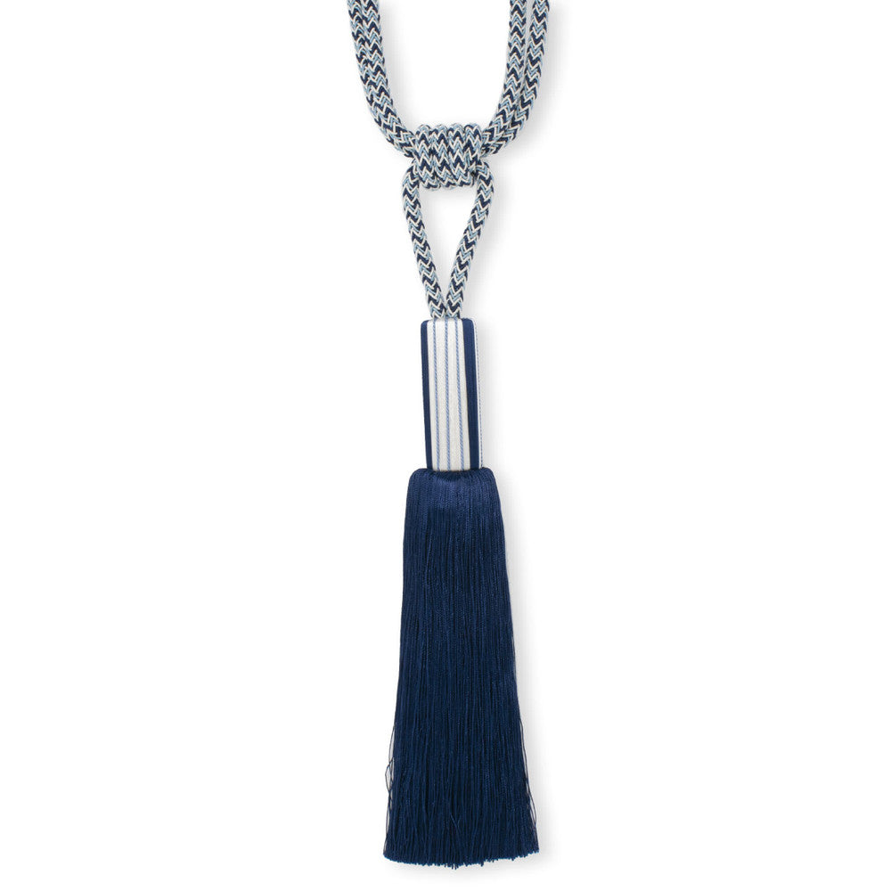 Ebbadare 3 Denim by Stout Designer Trim METROPOLITAN 100%SVI CHINA </p><p>Repeat: 0 11 in - Swanky Fabrics -