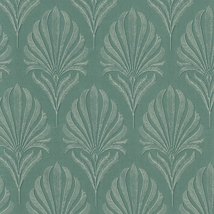 Echelon 1 Turquoise by Marcus William Fabric Marcus William Fabric Echelon 1 TurquoiseFabric KAI/MARCUS WILLIAM BALI 71%POL 29%NYL INDIA </p><p>Repeat: H: 6.875, V: 13.750 54 in - Fabric Carolina -