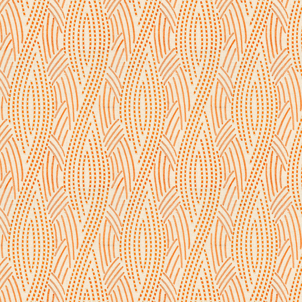 Eclair 3 Paprika by Stout Designer Fabric RAINBOW LIBRARY TILE/SORBET 60%LIN 40%COT %BEMB INDIA </p><p>Repeat: 15.75 51 in - Swanky Fabrics -