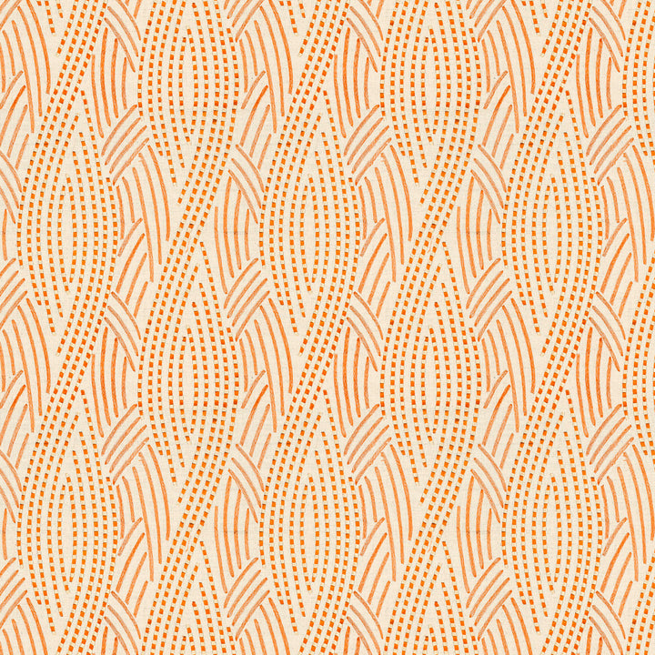 Eclair 3 Paprika by Stout Designer Fabric RAINBOW LIBRARY TILE/SORBET 60%LIN 40%COT %BEMB INDIA </p><p>Repeat: 15.75 51 in - Swanky Fabrics -