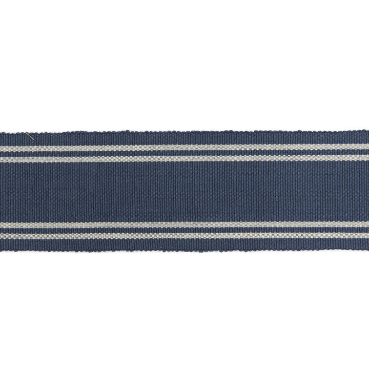 Renwick Braid Indigo by Threads Designer Trim GREAT STRIPES COTTON - 100% India - Horizontal: - and Vertical: - 1.97 - Swanky Fabrics -