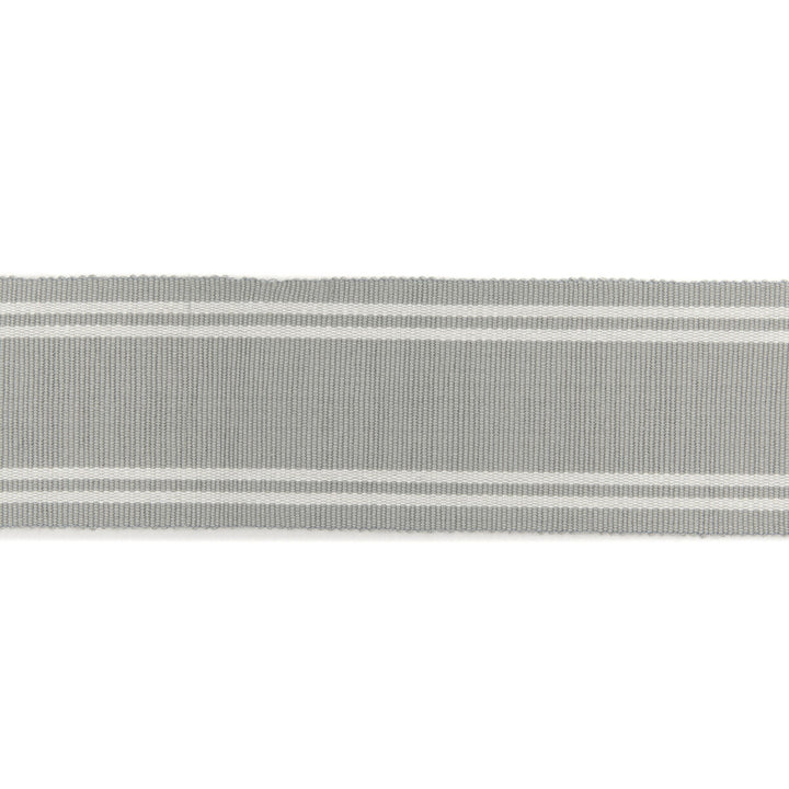 Renwick Braid Pewter by Threads Designer Trim GREAT STRIPES COTTON - 100% India Horizontal: and Vertical: 1.97 - Swanky Fabrics -