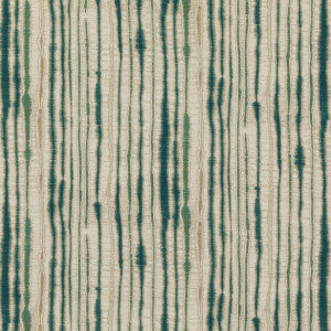 Linear Teal by Threads Designer Fabric