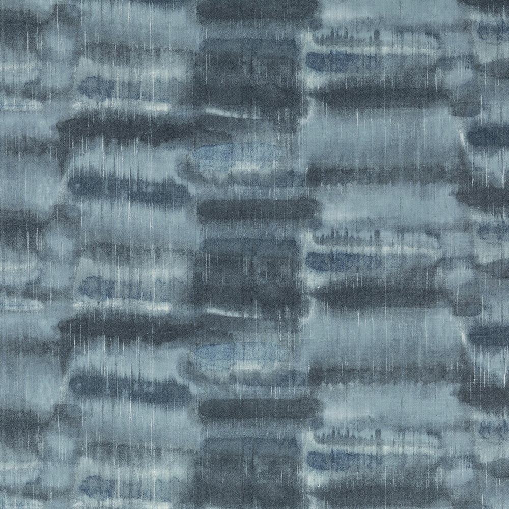 Sarabi Indigo by Threads Designer Fabric NALA PRINTS LINEN - 100% Austria - Horizontal: 57.524 and Vertical: 14.184 57.524 - Swanky Fabrics -