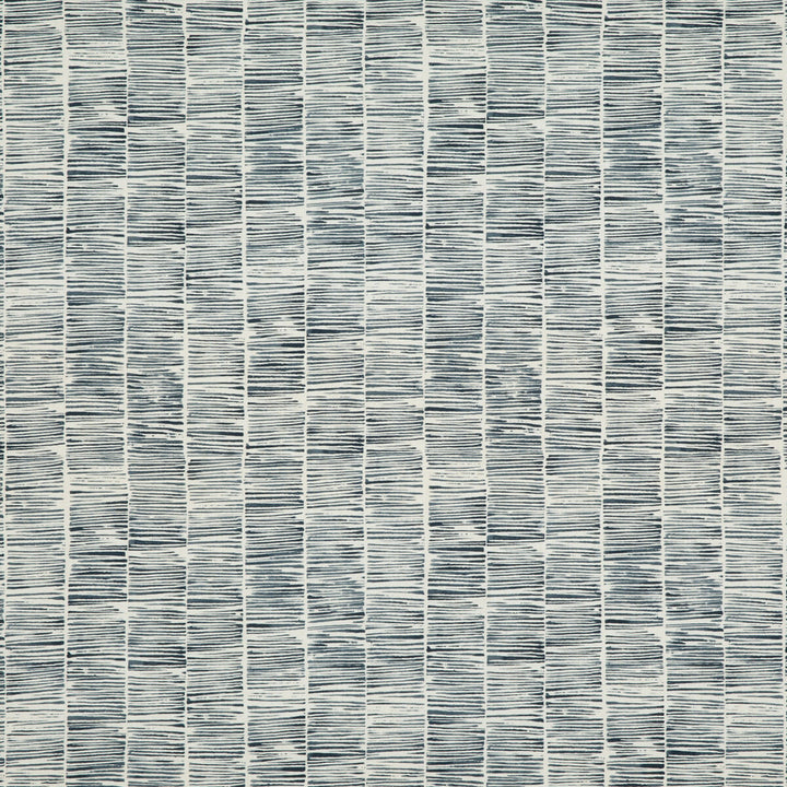 Etching Indigo by Threads Designer Fabric NALA PRINTS COTTON - 90%;LINEN - 10% United Kingdom HEAVY Horizontal: 13.79 and Vertical: 16.154 54.372 - Swanky Fabrics -