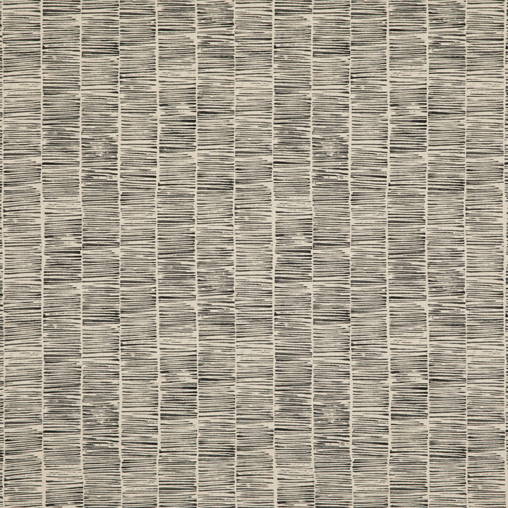Etching Charcoal by Threads Designer Fabric NALA PRINTS COTTON - 90%;LINEN - 10% United Kingdom HEAVY Horizontal: 13.79 and Vertical: 16.154 54.372 - Swanky Fabrics -