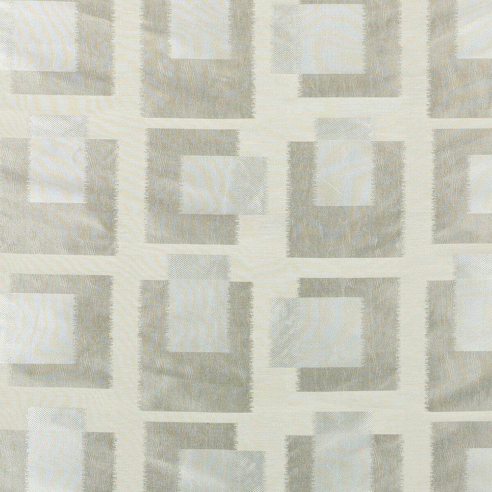 Eclipse Silver/Stone by Threads Fabric Threads Fabric Eclipse Silver/StoneFabric VARIATION VISCOSE - 91%;SILK - 9% India </p><p>Repeat: H: 18.321, V: 20.488 54.766 - Fabric Carolina -