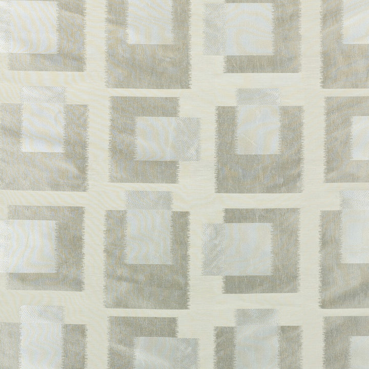 Eclipse Silver/Stone by Threads Designer Fabric VARIATION VISCOSE - 91%;SILK - 9% India Horizontal: 18.321 and Vertical: 20.488 54.766 - Swanky Fabrics -