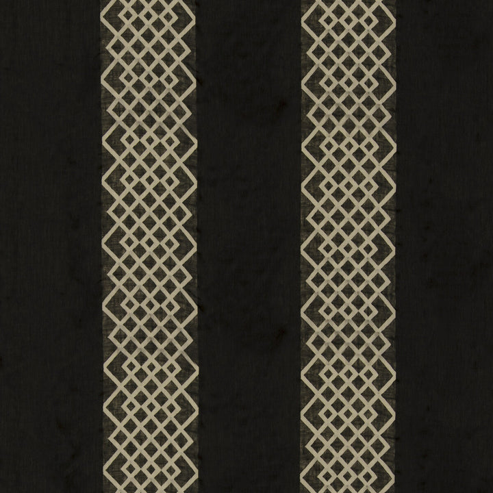 Diamond Sheer Ebony by Threads Designer Fabric MERIDIAN LINEN - 73%;POLYESTER - 27% Turkey Horizontal: 13.79 and Vertical: 4.334 115.836 - Swanky Fabrics -