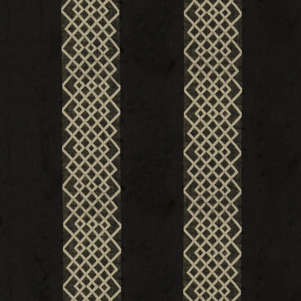 Diamond Sheer Ebony by Threads Fabric Threads Fabric Diamond Sheer EbonyFabric MERIDIAN LINEN - 73%;POLYESTER - 27% Turkey </p><p>Repeat: H: 13.79, V: 4.334 115.836 - Fabric Carolina -