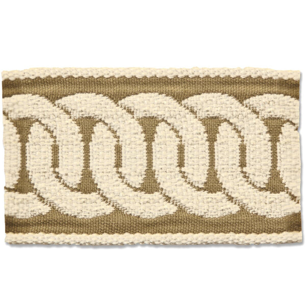 Edderton 2 Desert by Stout Designer Trim New World Tapes & Borders 100% Spun Viscose FRANCE Horizontal: 1.5 and Vertical: 0 2 in - Swanky Fabrics -