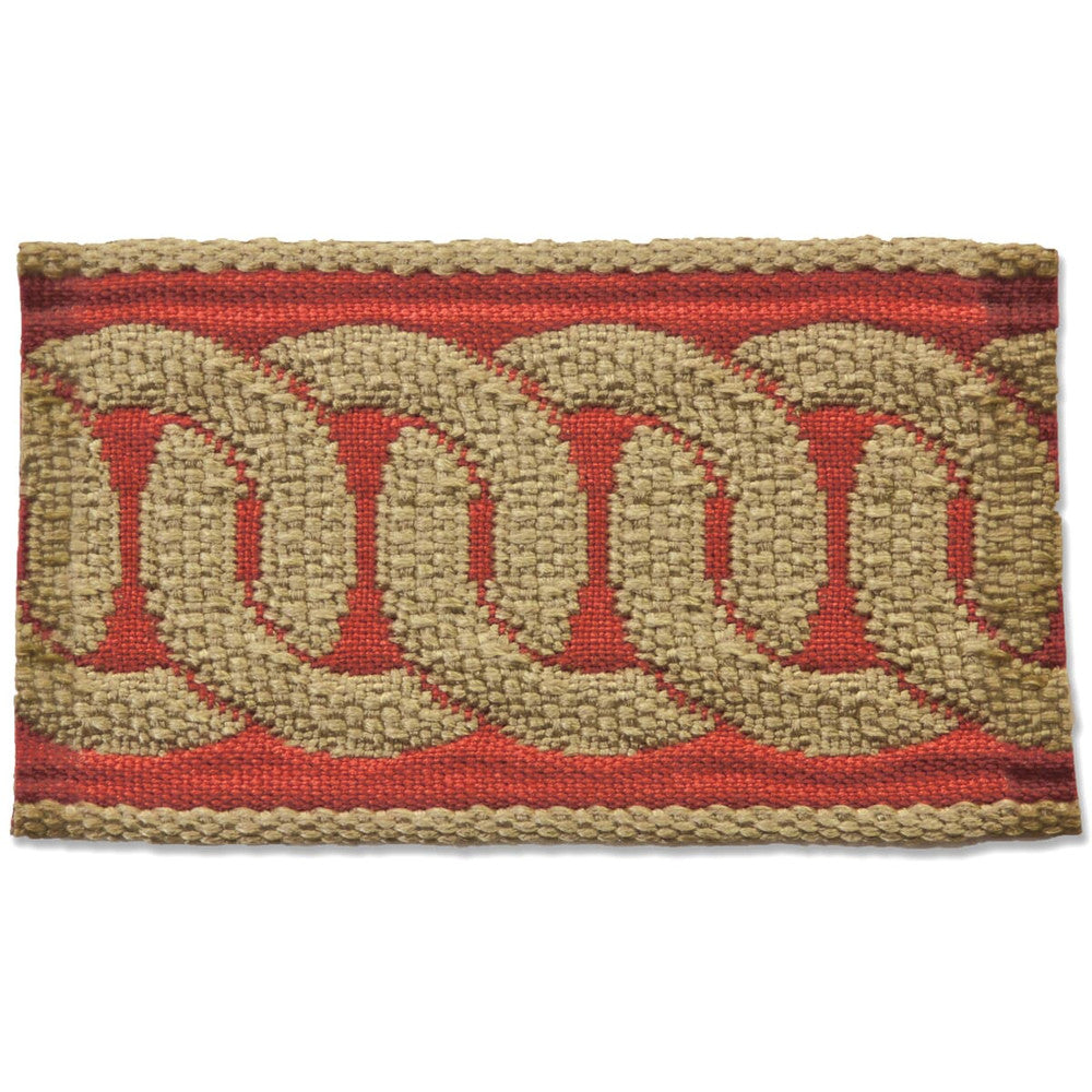 Edderton 5 Rouge by Stout Trim Stout Trim Edderton 5 RougeTrim NEW WORLD TAPES & BORDERS FRANCE </p><p>Repeat: H: 1.500, V: 0.000 2 in - Fabric Carolina -