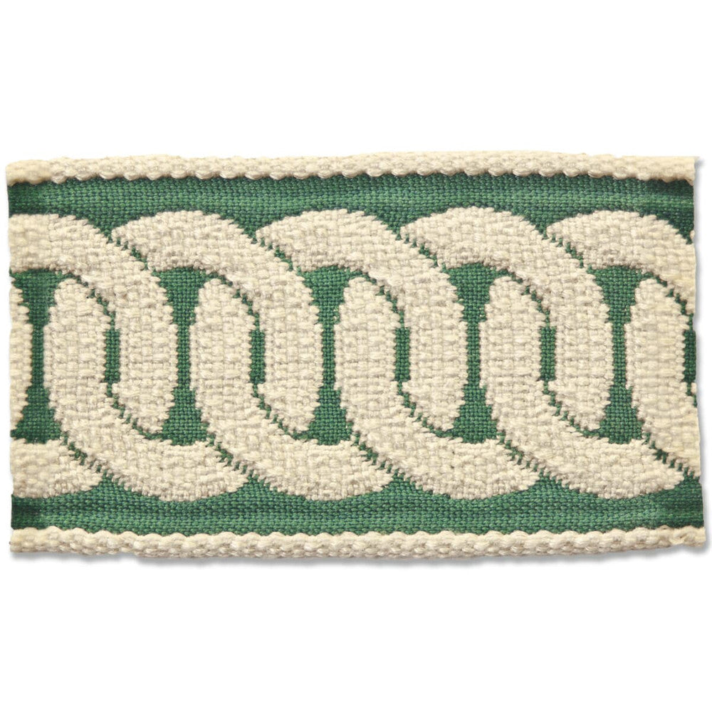 Edderton 6 Lagoon by Stout Designer Trim NEW WORLD TAPES & BORDERS 100%SVI FRANCE </p><p>Repeat: 0 2 in - Swanky Fabrics -