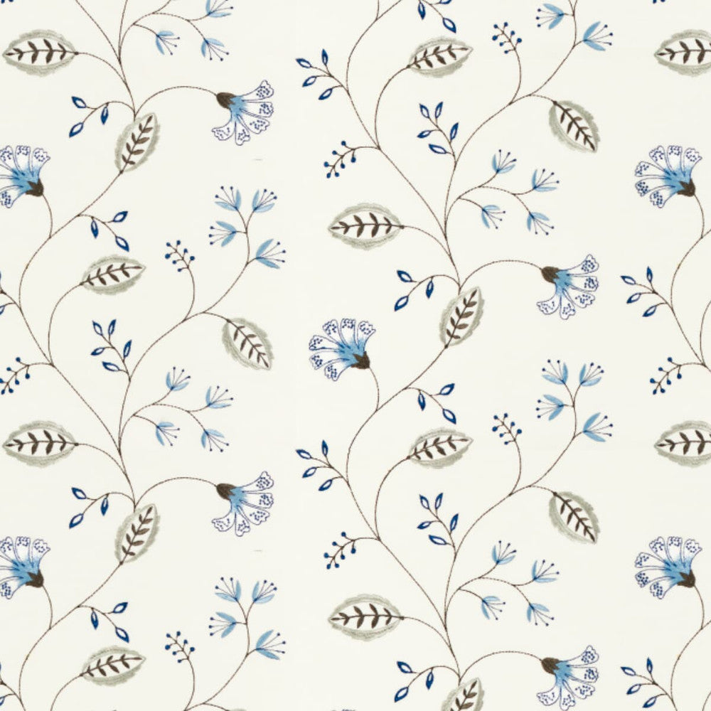Edison 1 Royal by Stout Designer Fabric COMFORTABLE LIVING CHAMBRAY/CADET 100%COT %VEMB INDIA WYZENBEEK WEAR TEST (LIGHT DUTY) </p><p>Repeat: 16 51 in - Swanky Fabrics -