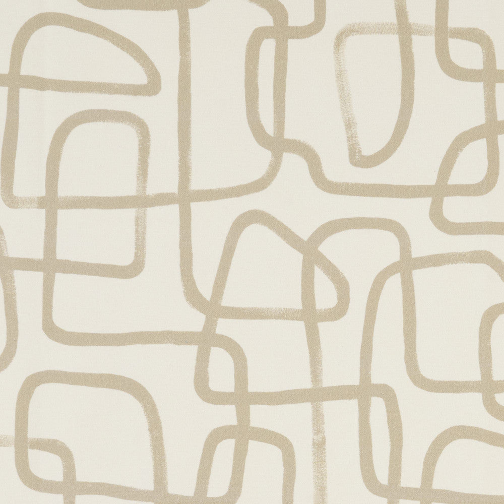 EDISON 32J9421 by JF Designer Fabric MODERN ART 100% Cotton Spain  Horizontal: 13.5 and Vertical: 27 54  - Swanky Fabrics -